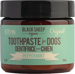 Black Sheep Organics Peppermint Natural Dog Toothpaste, organic dog oral care products