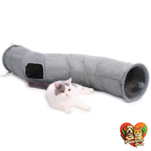 PAWZ Road S-Shaped Cat Tunnel - 51-Inch Collapsible Tunnel for Indoor Cats