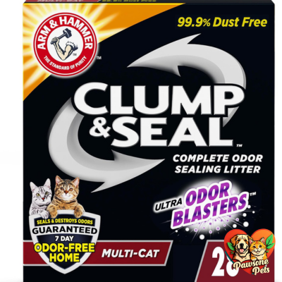 Arm & Hammer Clump & Seal Multi-Cat Litter - Effective Odor Control for Multi-Cat Households