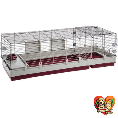 Krolik Rabbit Cage with Metal Enlargement for rabbits