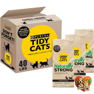 Purina Tidy Cats Natural Cat Litter - Reliable Odor Control for Commercial Spaces
