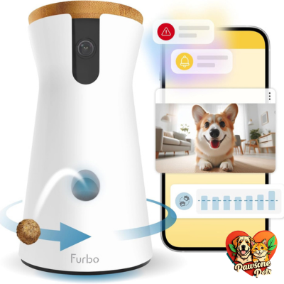 Furbo Dog Camera with 360° View - Pan and Tilt Pet Camera