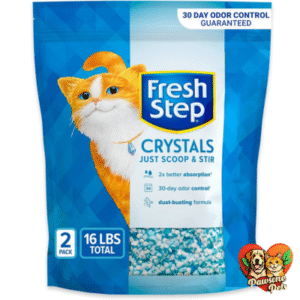 Fresh Step Premium Crystal Cat Litter with Fresh Fragrance for Odor Control