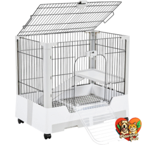 Yaheetech Easy-Move Rabbit Cage on Wheels for Flexible Pet Housing