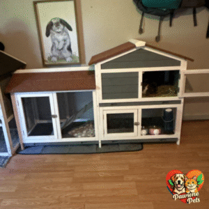 Good Life Wooden Rabbit Habitat for Home Use