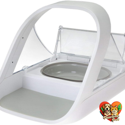 Sure Petcare SureFeed microchip pet feeder in the Animal Kingdom, providing advanced and personalized feeding solution
