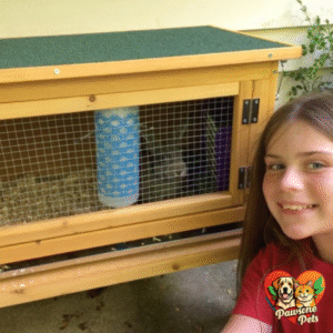 PawHut Indoor/Outdoor Rabbit Hutch for Home Use