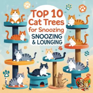 The Animal Kingdom: Cozy cat tree for snoozing and lounging, top-rated cat furniture