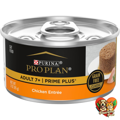 Purina Pro Plan Grain Free Senior Wet Cat Food - Chicken Entree, 3 oz Can