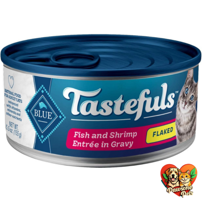 Blue Buffalo Tastefuls Flaked Wet Cat Food - Fish and Shrimp Entrée in Gravy