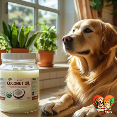 Coconut oil benefits for dogs, natural pet care, dog skin health
