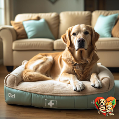 Orthopedic dog bed for joint health and comfort