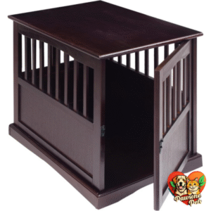 Casual Home Wooden Pet Crate - Espresso, Medium, End Table Design