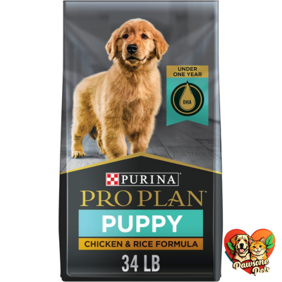 Purina Pro Plan High Protein Dry Puppy Food, Chicken and Rice Formula, 34 lb. Bag