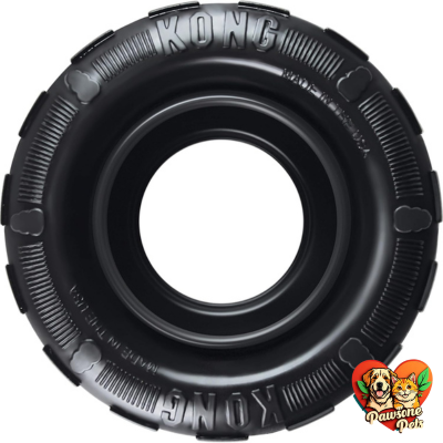 KONG Extreme Tires - Durable Natural Rubber Chew and Fetch Toy for Medium/Large Dogs
