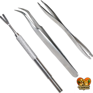 3 Pack Tick Remover Tool Set - stainless steel tick remover kit for cats and dogs