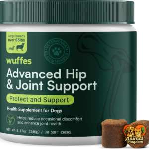 Wuffes Advanced Dog Hip and Joint Supplement - supporting healthy joints and mobility for large breed dogs
