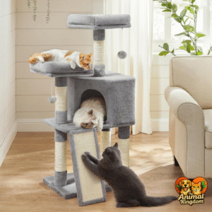 The Animal Kingdom's Frisco 42-in Faux Fur Cat Tree & Condo for cats