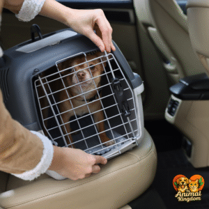 Keeping dogs relaxed in crates and after release