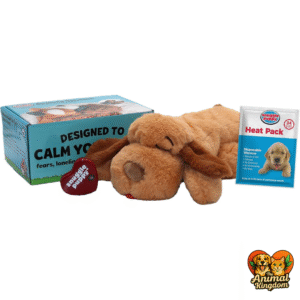 The Animal Kingdom's Snuggle Puppy Original Heartbeat Anxiety Relief Dog Toy for comfort and calm