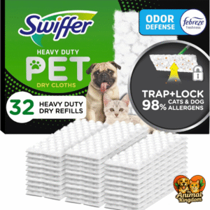 Swiffer Sweeper Pet Heavy Duty Dry Sweeping Cloths for effective pet hair and dirt removal