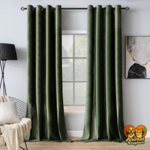 Pet-friendly blackout curtains for commercial use