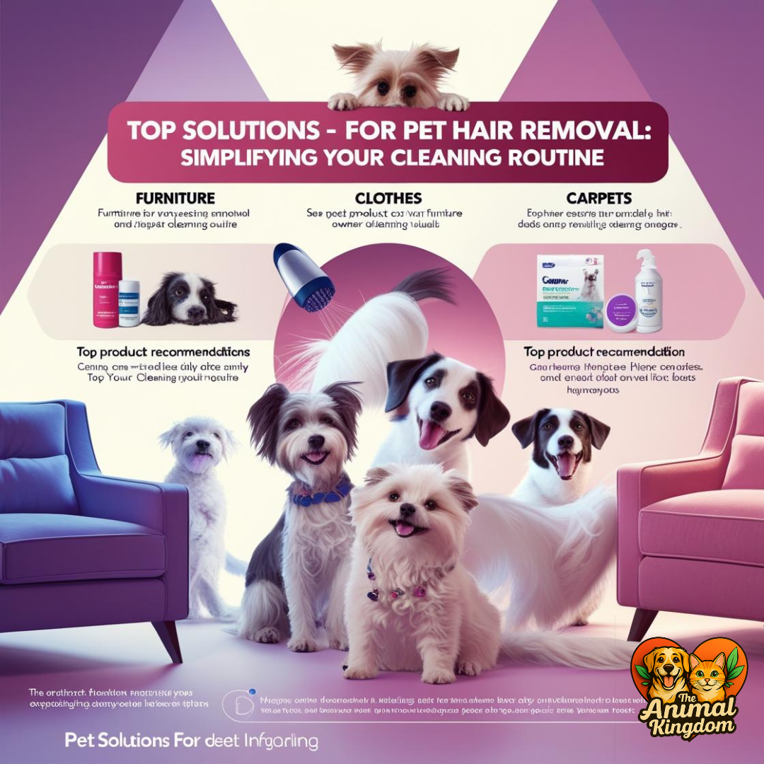 Pet hair removal solutions for a cleaner home - furniture, clothes, and carpets