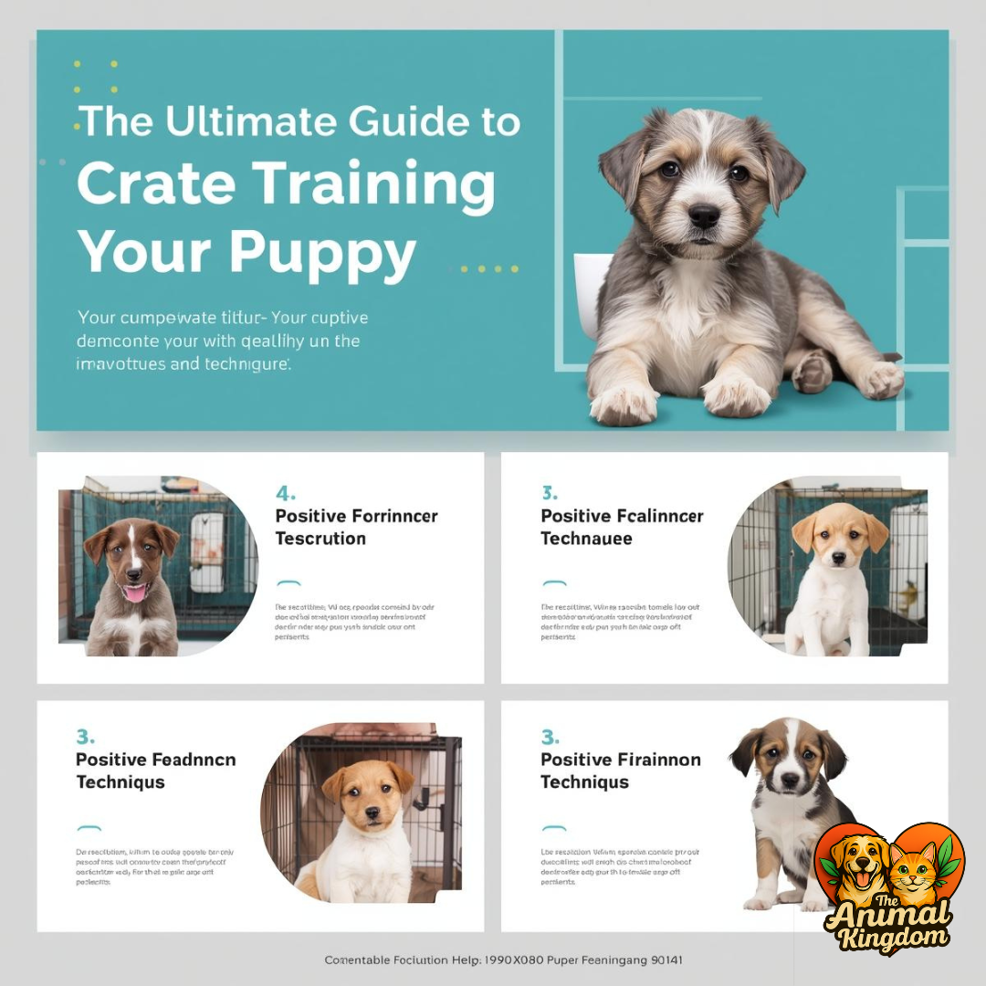 Crate training for puppies, step-by-step guide