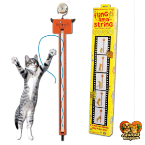 The Animal Kingdom's Moody Pet String Cat Toy for stimulating natural hunting instincts