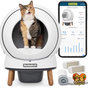 PetSafe ScoopFree SmartSpin Commercial Self-Cleaning Litter Box - Advanced Odor Control Technology